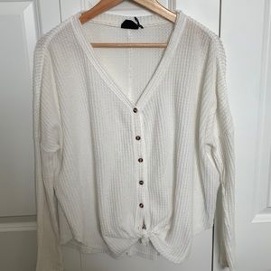 Urban outfitters soft white sweater